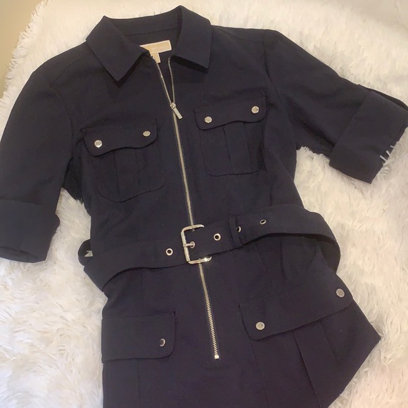 Michael Kors 4 pocket dress belted dress size smal - Picture 1 of 6